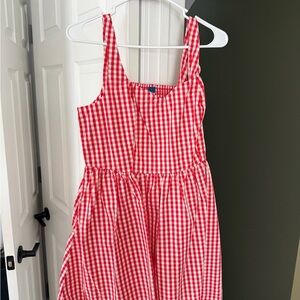 Old Navy Red Gingham Dress